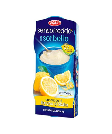 DOLFIN SENSOFREDDO SORBETTOC/SUCCO LIMONE SICILIA G.100X2
