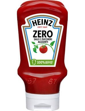 HEINZ KETCHUP ZERO TOP DOWN G.425