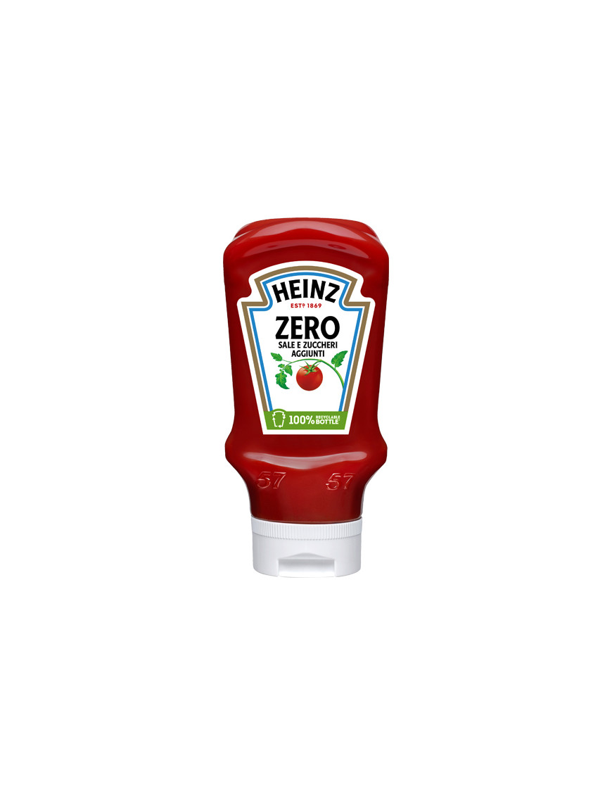 HEINZ KETCHUP ZERO TOP DOWN G.425