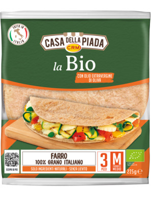 CASA DELLA PIADA PIADINA BIO AL FARRO G.225 (X3PZ.)