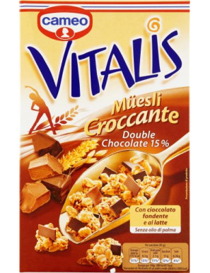 Cameo Vitalis Croccante Doppia Cioccolata gr.310