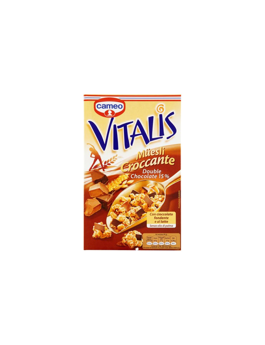 Cameo Vitalis Croccante Doppia Cioccolata gr.310
