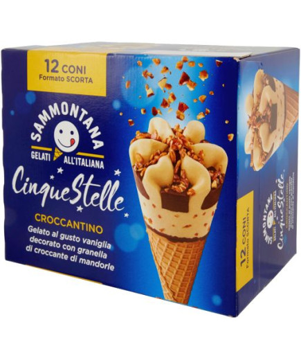 SAMMONTANA CONO 5 STELLE CROCCANTINO CONF.MAXI X12 G.900