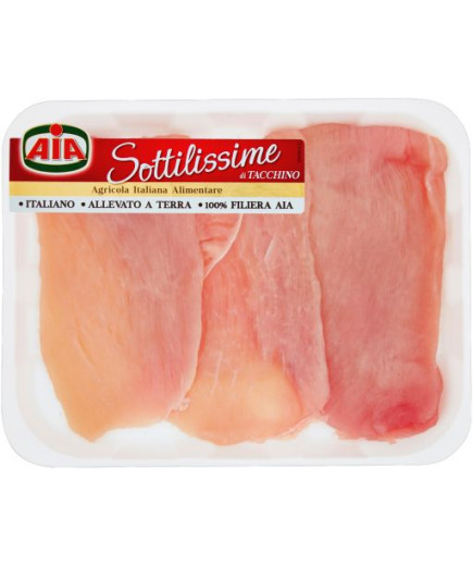 AIA SOTTILISSIME DI FESA DI TACCHINO GR.250 CA [10PZ X CRT]