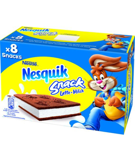 NESTLE NESQUIK SNACK LATTE X8 MPK G.208