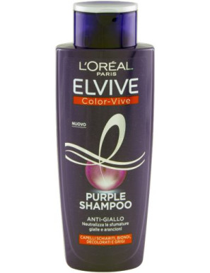 L'OREAL ELVIVE COLOR VIVE PURPLE SHAMPOO ANTI GIALLO ML.200