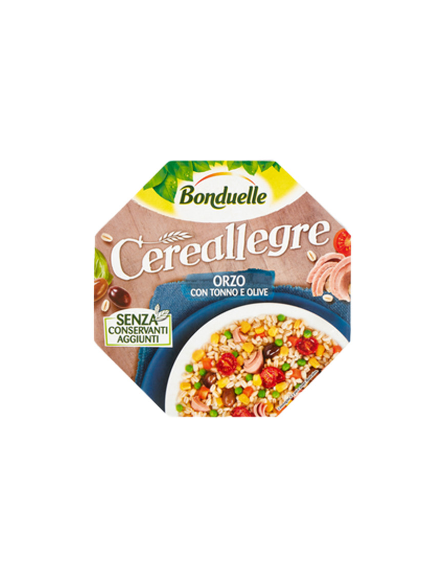 BONDUELLE CEREALLEGRE INSALATA D'ORZO CON TONNO G.200    X8