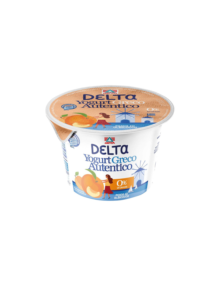 YOMO YOGURT GRECO DELTA 0% PESCA/ALBICOCCA G.150
