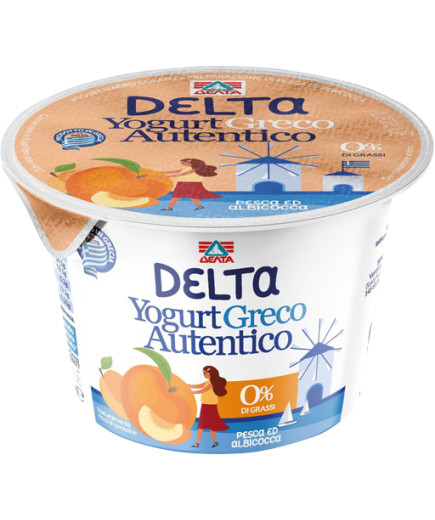 YOMO YOGURT GRECO DELTA 0% PESCA/ALBICOCCA G.150
