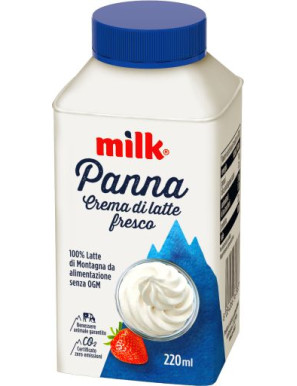 Milk Panna Di Latte Fresco ml.220