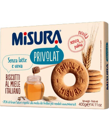 Misura Biscotti Privolat Senza Olio Di Palma gr.400