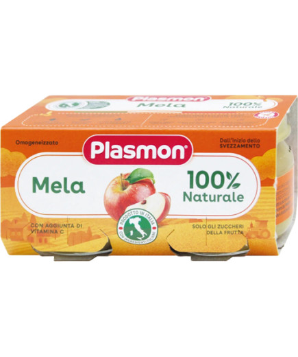 PLASMON OMO MELA GR 2X80