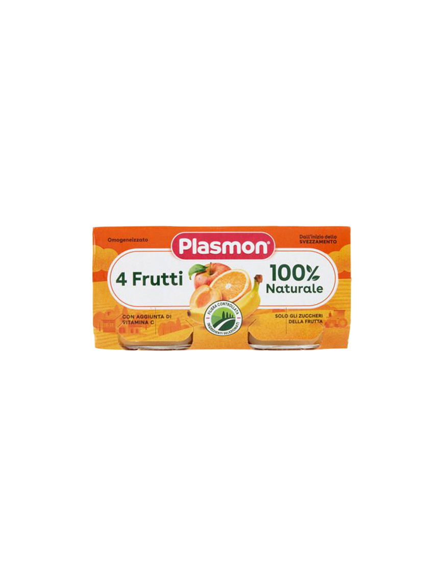 PLASMON OMO 4FRUTTI GR 2X80