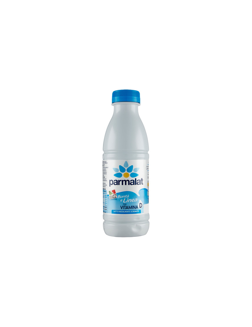 Parmalat Latte Uht ml.500 Parzialmente Scremato Bottiglia 100% Italiano