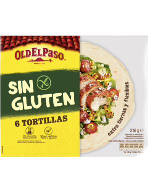 OLD EL PASO - TORTILLAS GR.216 GLUTEN FREE