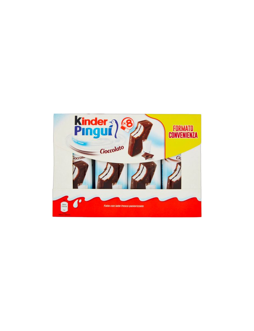 FERRERO KINDER PINGUI CACAO X8 G.240 FORMATO CONVENIENZA