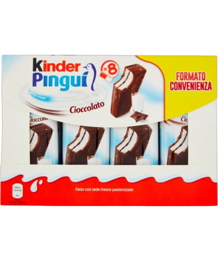 FERRERO KINDER PINGUI CACAO X8 G.240 FORMATO CONVENIENZA