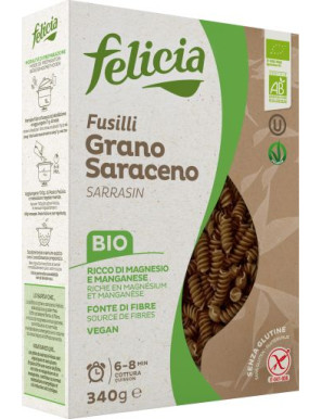 Felicia Fusilli gr.340 Grano Saraceno BIO