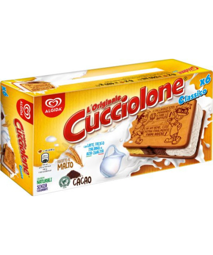 Algida Cucciolone X 6 gr.480 Classico