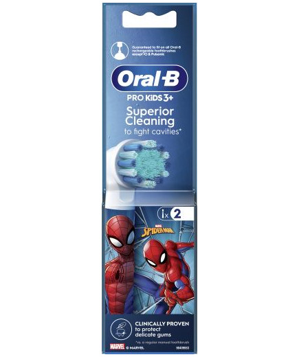 ORAL-B TESTINA POWER REFILL KIDS PZ.2 SPIDERMAN/FROZEN