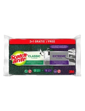 Scotch-Brite Strofinetto Spugna X2+1 Classic