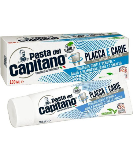 Pasta Del Capitano Dentifricio Placca E Carie ml.100