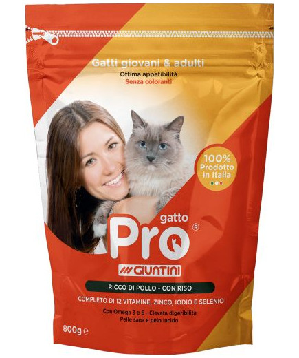 CRANCY PRO34 CROCCANTINI PREMIUM GATTO POLLO E RISO G.800