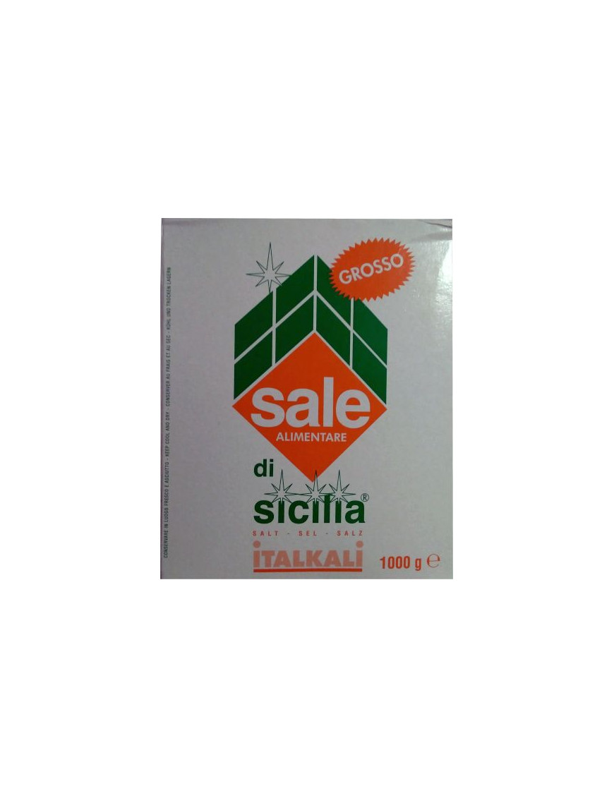 Italkali Sale Sicilia Grosso kg.1 -Astuccio-