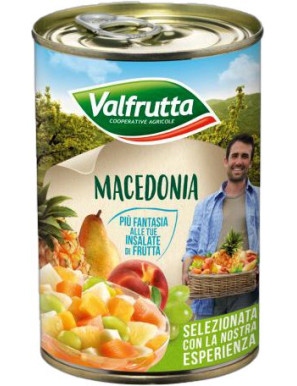 Valfrutta Macedonia Sciroppata gr.411 Latta