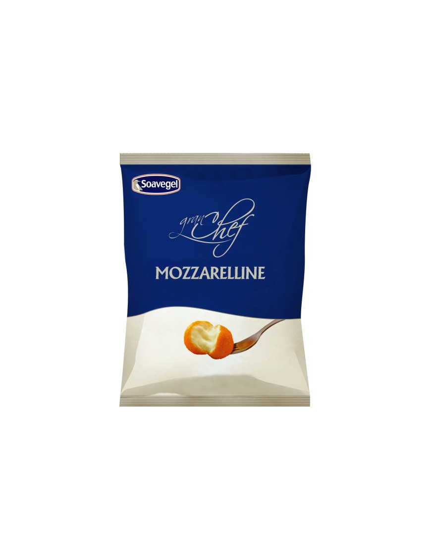 SOAVEGEL MOZZARELLINE PANATE BUSTA KG 1 (CRT X 6 PZ)