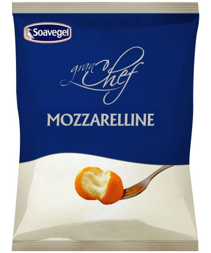 SOAVEGEL MOZZARELLINE PANATE BUSTA KG 1 (CRT X 6 PZ)