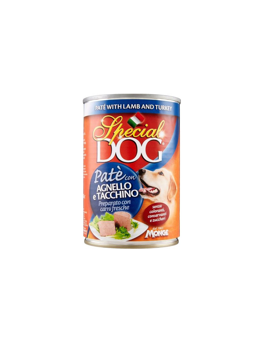 Special Dog Pate' Agnello E Tacchino gr.400