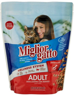 Morando Miglior Gatto gr.400 Croccantini Carne