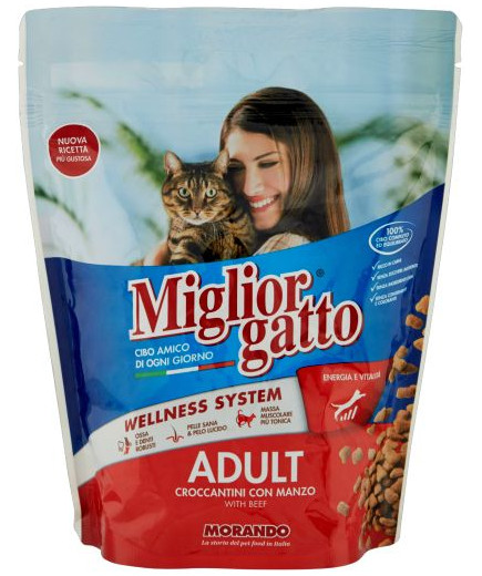 Morando Miglior Gatto gr.400 Croccantini Carne