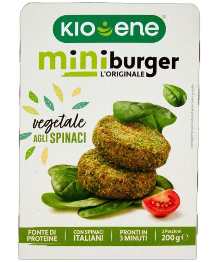 Kioene Mini Burger Vegetaleagli Spinaci gr.200