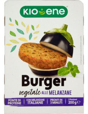 Kioene Burger Vegetale Alle Melanzane gr.200