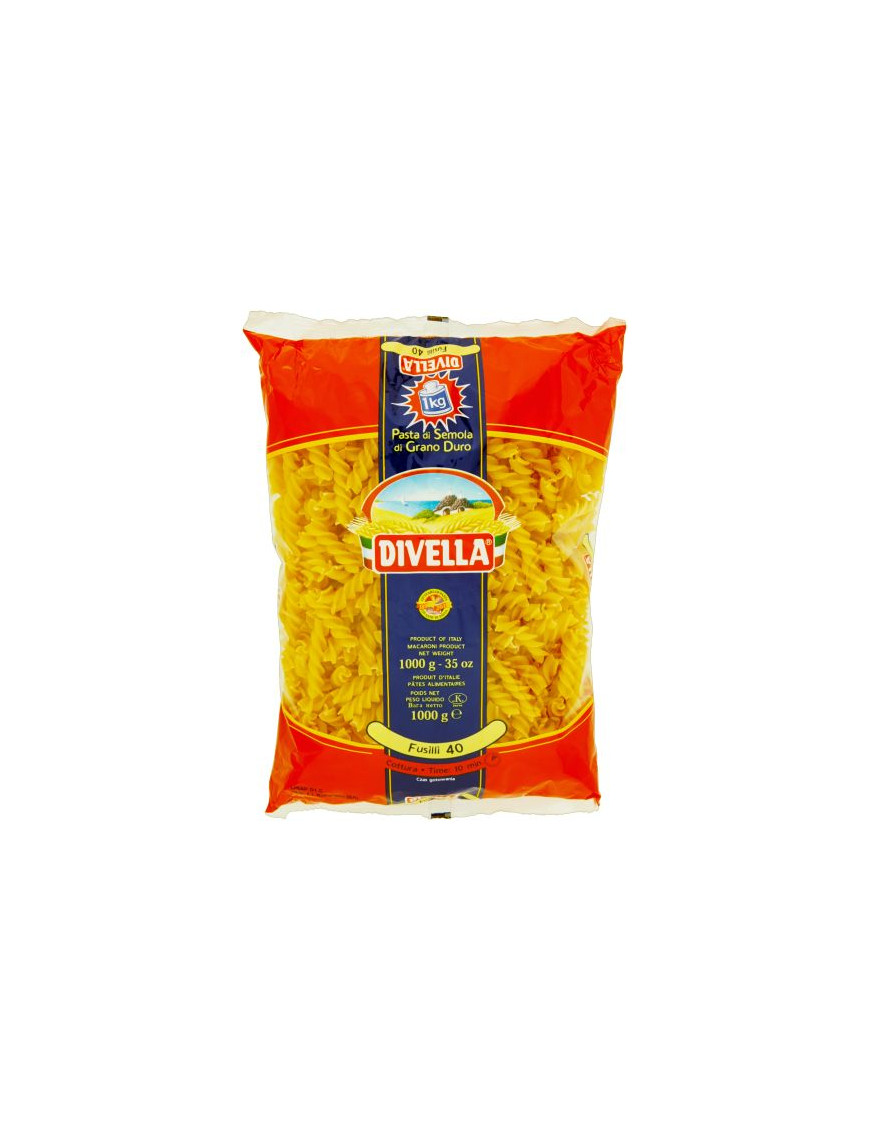 Divella Fusilli N°40 kg.1