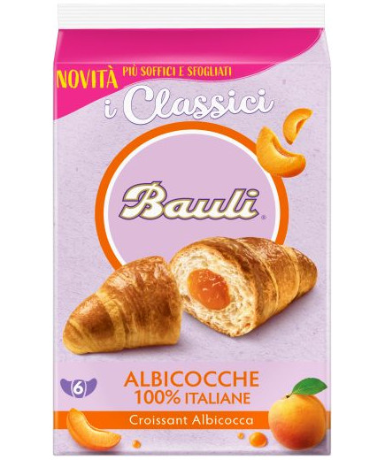 Bauli Croissant Albicocca 6 pz gr.300