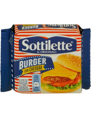 Sottilette Burger Con Cheddar gr.185