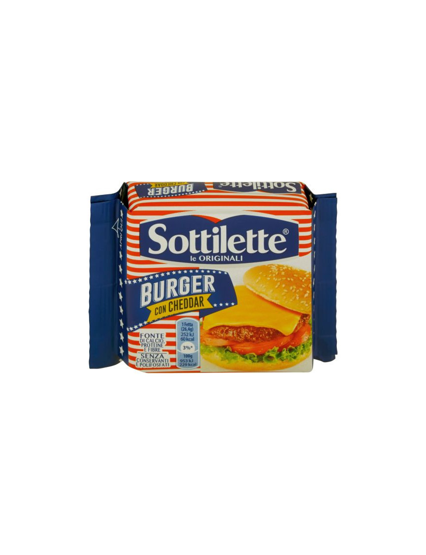 Sottilette Burger Con Cheddar gr.185