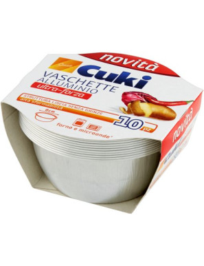 Cuki Vaschetta Di Alluminio Creme-Caramel X10 pz.