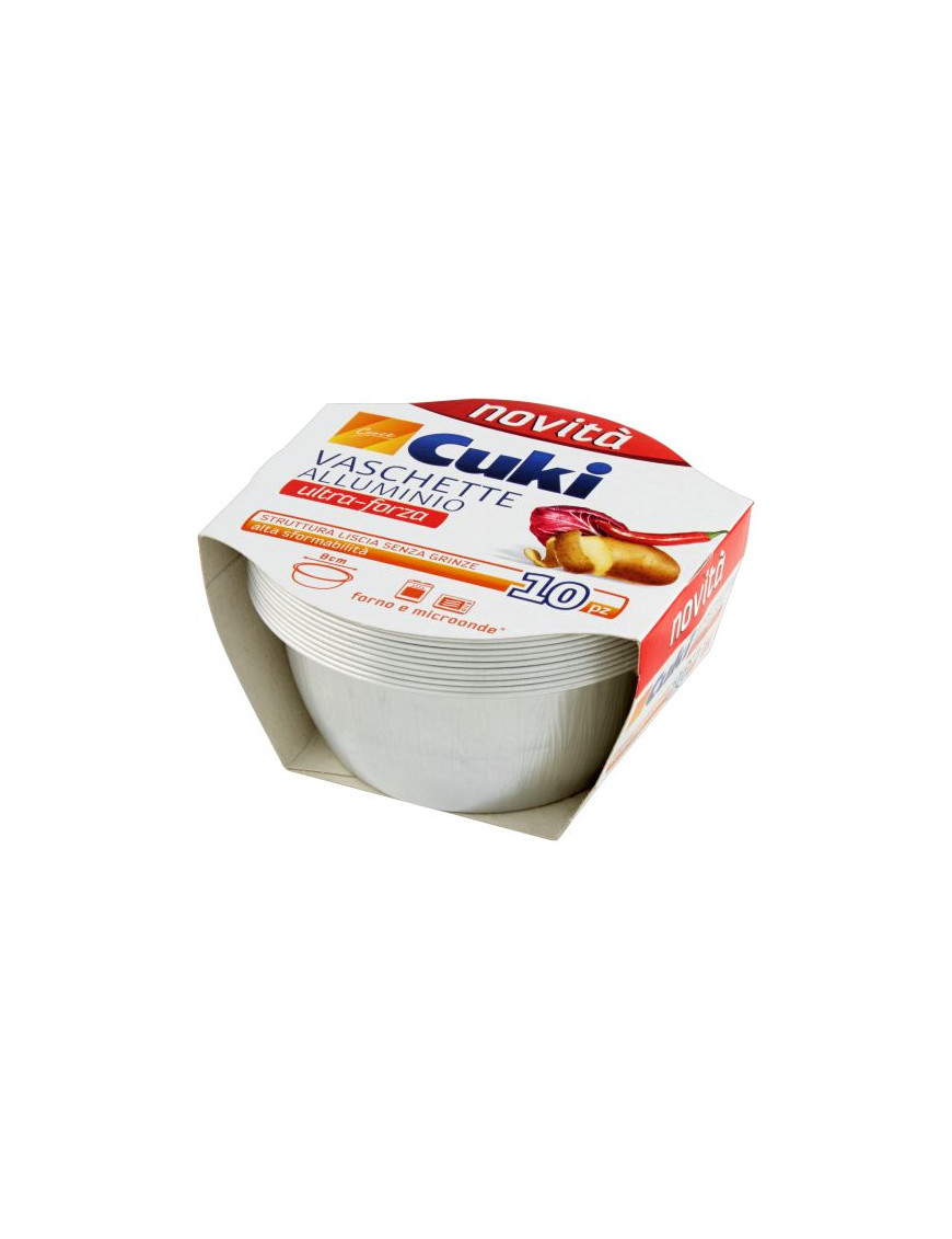 Cuki Vaschetta Di Alluminio Creme-Caramel X10 pz.