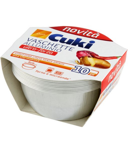 Cuki Vaschetta Di Alluminio Creme-Caramel X10 pz.