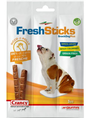 CRANCY FRESH STICKS GR30 SNACKPOLLO CANE