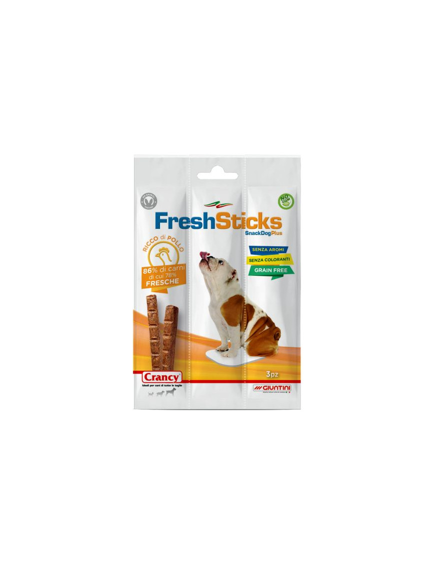 CRANCY FRESH STICKS GR30 SNACKPOLLO CANE