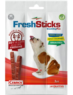 CRANCY FRESH STICKS GR30 SNACKMANZO CANE