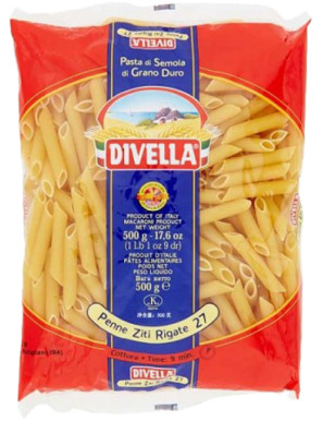 Divella Penne Ziti Rigate N.27 gr.500