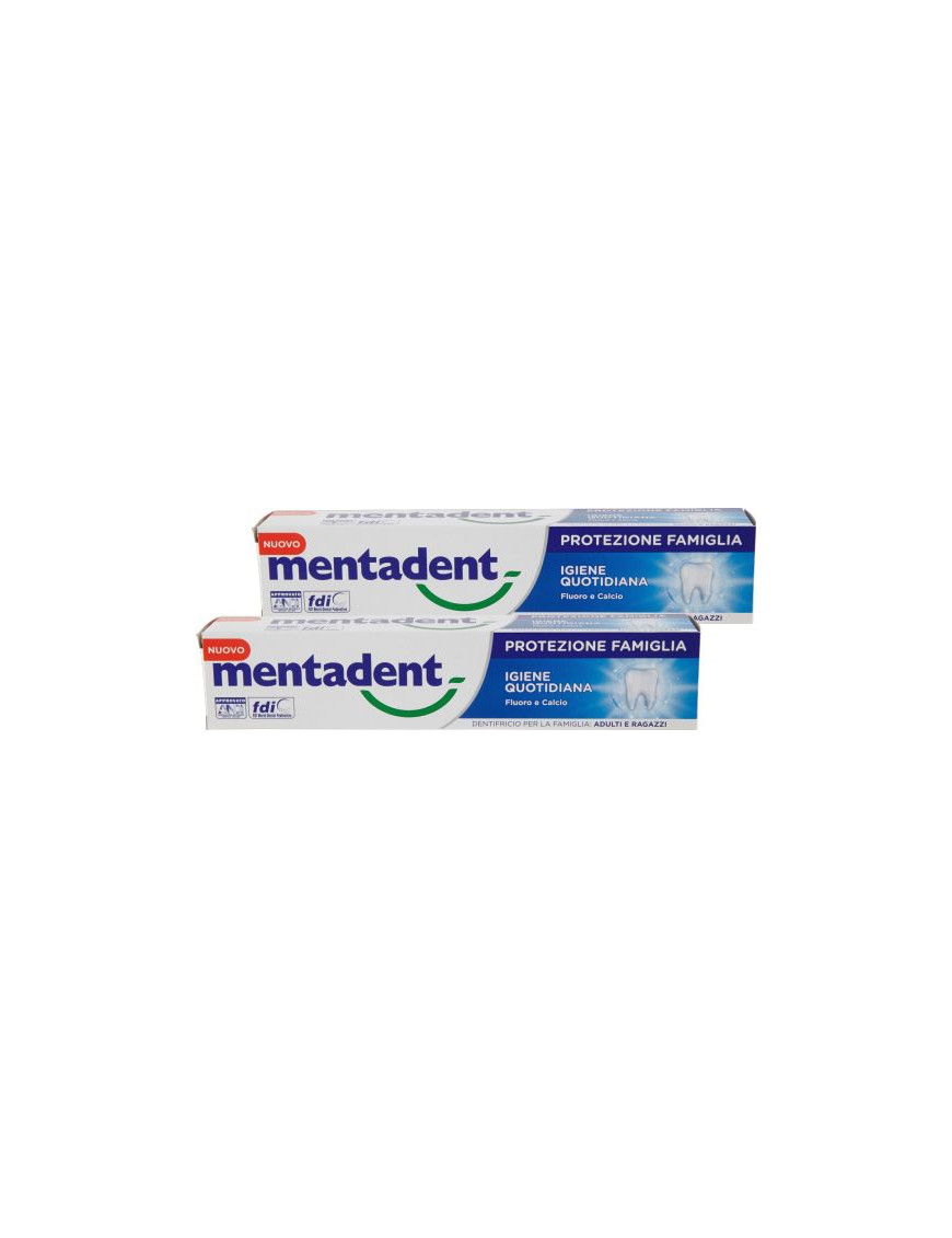 Mentadent Dentifricio Protezione Famiglia ml.75 Igiene Quotidiana