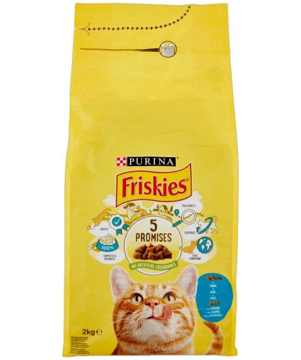 Friskies Vitality Adult crocchette Tonno/Verdure kg.2