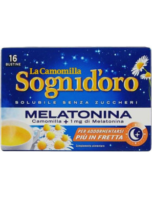 Sogni D'Oro Camomilla Melatonina Solubile Senza Zucchero 16 Filtri